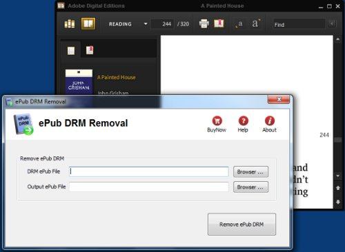ePub Drm Removal, su nombre lo dice todo
