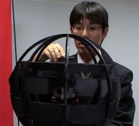 Mira el nuevo y estupendo robot volador de los japoneses