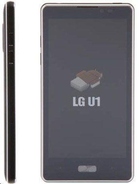 Una foto del nuevo LG Optimus U1, un smartphone Android 4.0