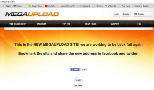 Megaupload intenta volver a estar online