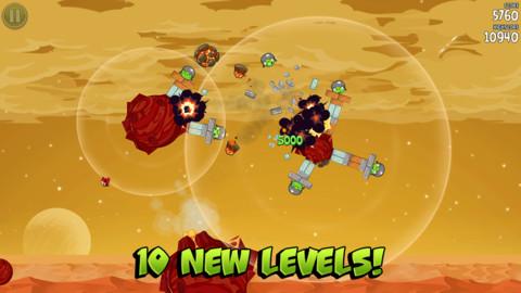 Angry Birds Space actualizado con 10 nuevos niveles