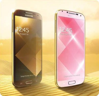 Samsung presenta el Galaxy S IV dorado
