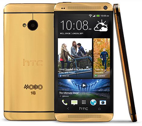 El HTC One recibe una cubierta de oro y eleva su precio hasta los $4.400 dólares