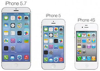Un iPhone de 4,7 pulgadas y otro de 5,7 pulgadas serán lanzados este año