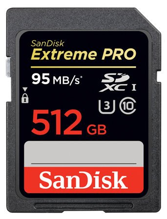 SanDisk lanza su nueva SD de 512GB