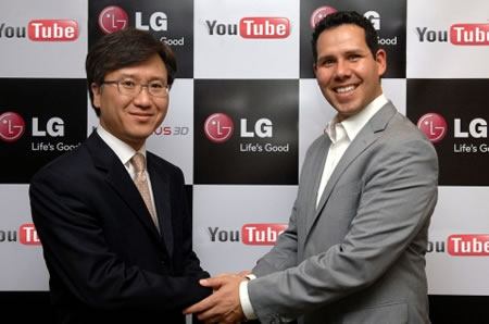 LG Electronics y YouTube
