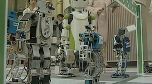 La primera maratón de robots