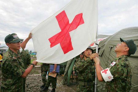 Cruz Roja en Japón