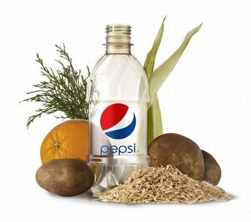 Las nuevas botellas de Pepsi serán hechas a partir de material vegetal