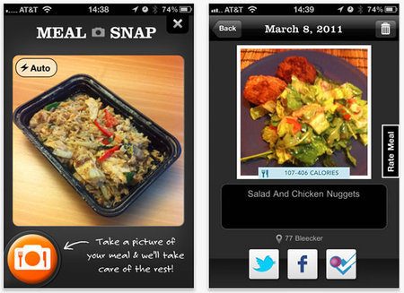 Nueva aplicación para iPhone permite calcular las calorías de tu comida