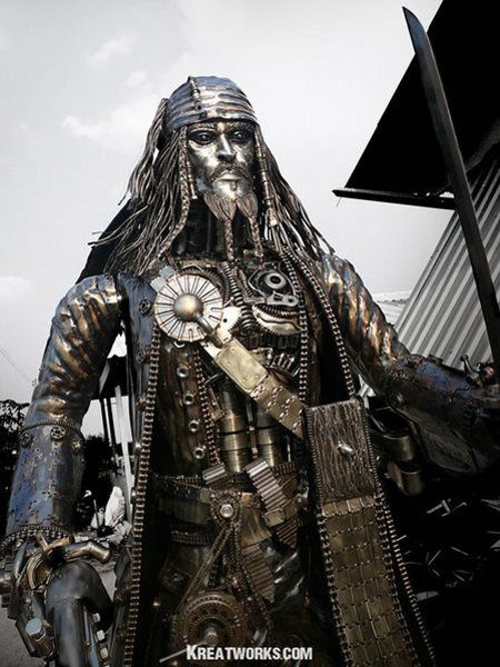 Jack Sparrow en versión Terminator
