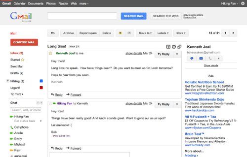 Este es el nuevo aspecto de Gmail