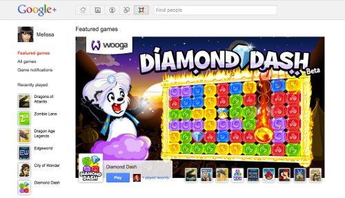 Google+ añade juegos