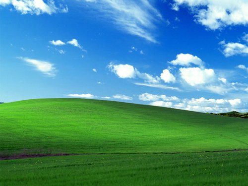 La historia del fondo de escritorio predefinido de Windows XP