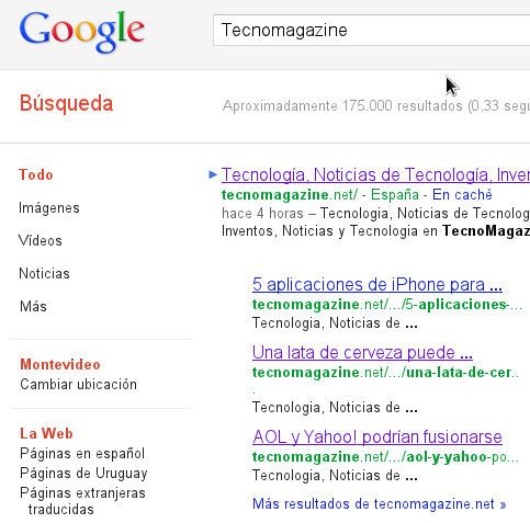 Google cambia su interfaz de búsqueda