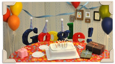 Google cumple 13 años y lo celebra con un doodle