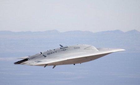 X-47B, el nuevo avión no tripulado de la Marina estadounidense