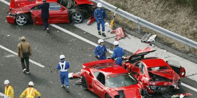 El accidente automovilístico más caro del mundo