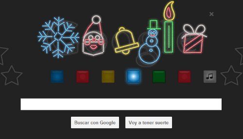 El doodle navideño de Google