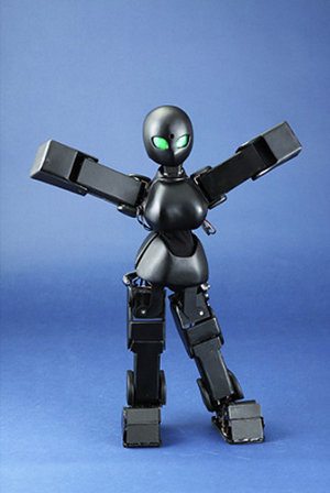 Pequeño robot alienígena capaz de hacer movimientos seductivos
