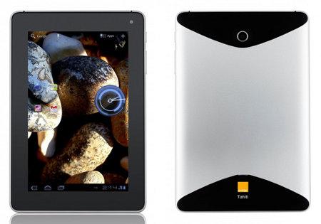 Orange Tahiti, nuevo tablet Honeycomb de 7 pulgadas