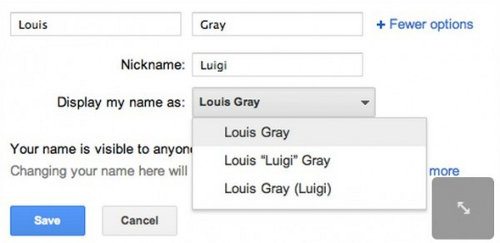 Ya puedes usar apodos en Google Plus