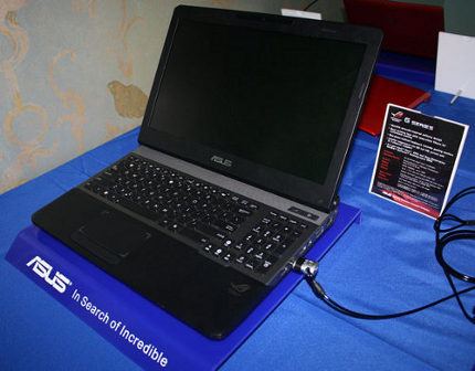 Asus G75 y G55, nuevas laptops para gamers que serán lanzadas en abril