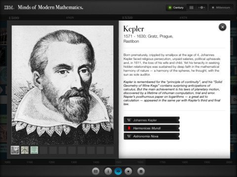 Mil años de la historia de la matemática en una sola app