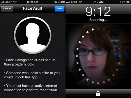 FaceVault, nueva aplicación de reconocimiento facial para iOS