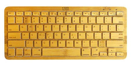 iZen, nuevo teclado Bluetooth hecho de bambú