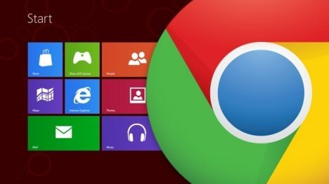 Google Chrome estará en Windows 8