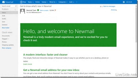 Hola a Newmail y adiós a Hotmail