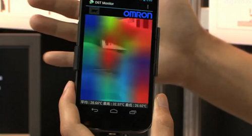 Omron crea un genial sensor térmico para smartphones