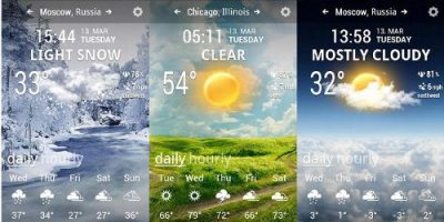Weather Flow, una genial app sobre el tiempo para Android