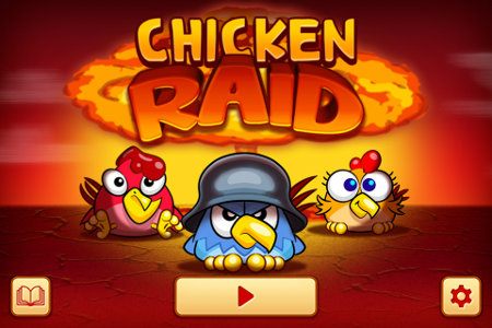 Chicken Raid: app similar a Angry Birds, pero donde tú cobras más protagonismo