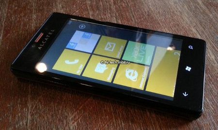 Alcatel One Touch View filtrado con Windows Phone 7.8