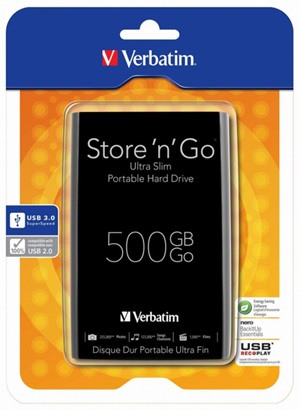 Verbatim Store ‘n’ Go Ultra Slim, un disco duro ultradelgado y USB 3.0