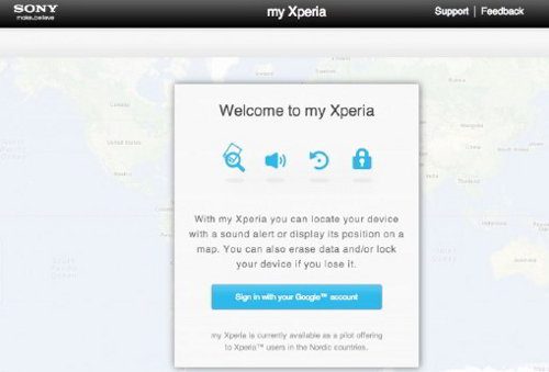 Sony anuncia el servicio my Xperia