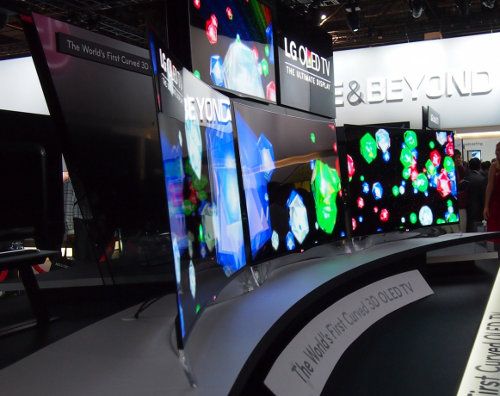 LG comenzará a vender su TV con pantalla curva este año