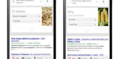 Google incluirá información nutricional en las búsquedas de alimentos