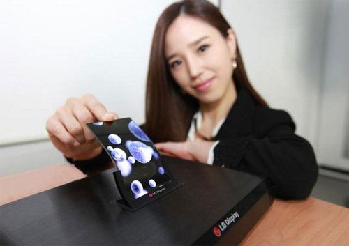 LG presentará su pantalla OLED flexible en estos días