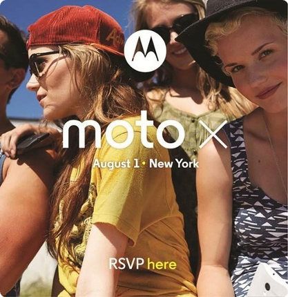El Moto X será presentado el 1 de agosto en New York