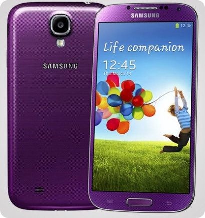 Mira el nuevo Galaxy S4 color púrpura