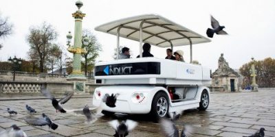 Navia nuevo vehículo eléctrico sin conductor para el transporte de pasajeros
