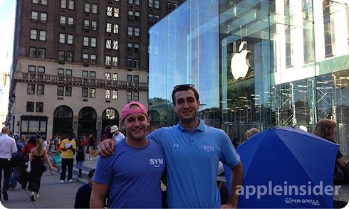 Ya se están formando filas en la tienda de Apple en New York