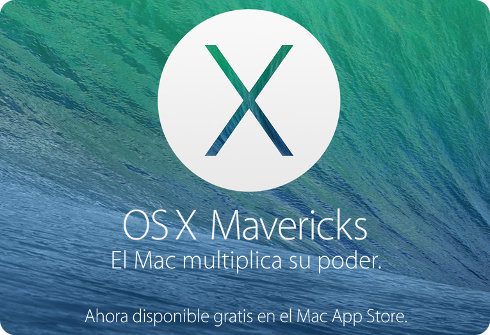 OS X Mavericks es una actualización gratuita