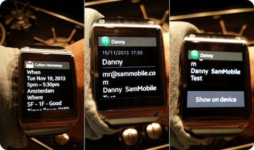 El Galaxy Gear ya puede mostrar las notificaciones completas de prácticamente cualquier app