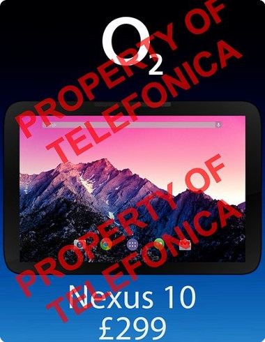 El nuevo Nexus 10 ha sido fabricado por LG y costará $480 dólares