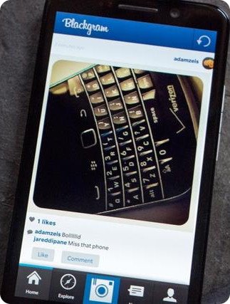 Llega BlackGram, el Instagram de BlackBerry 10