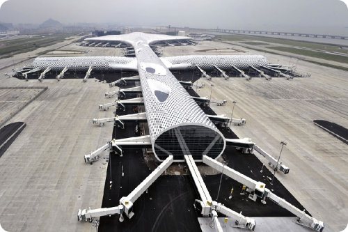 Ya está lista la terminal futurística del aeropuerto de Shenzhen